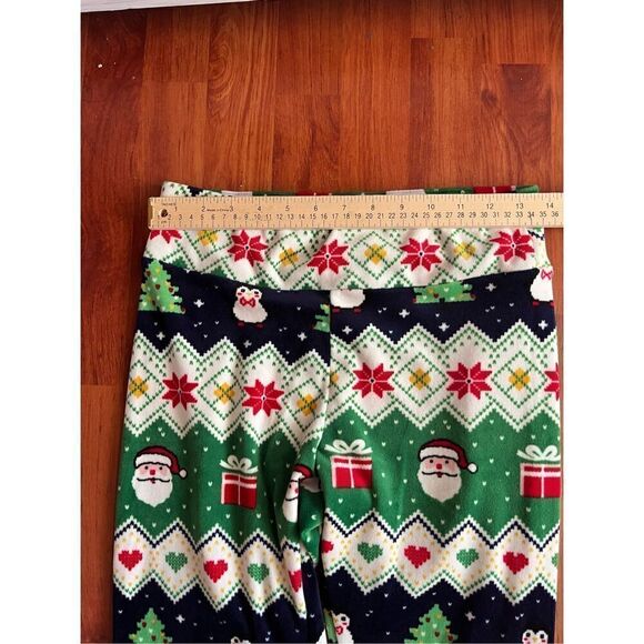 Christmas No Boundaries Juniors' Velour Leggings Size 11 - Picture 7 of 7